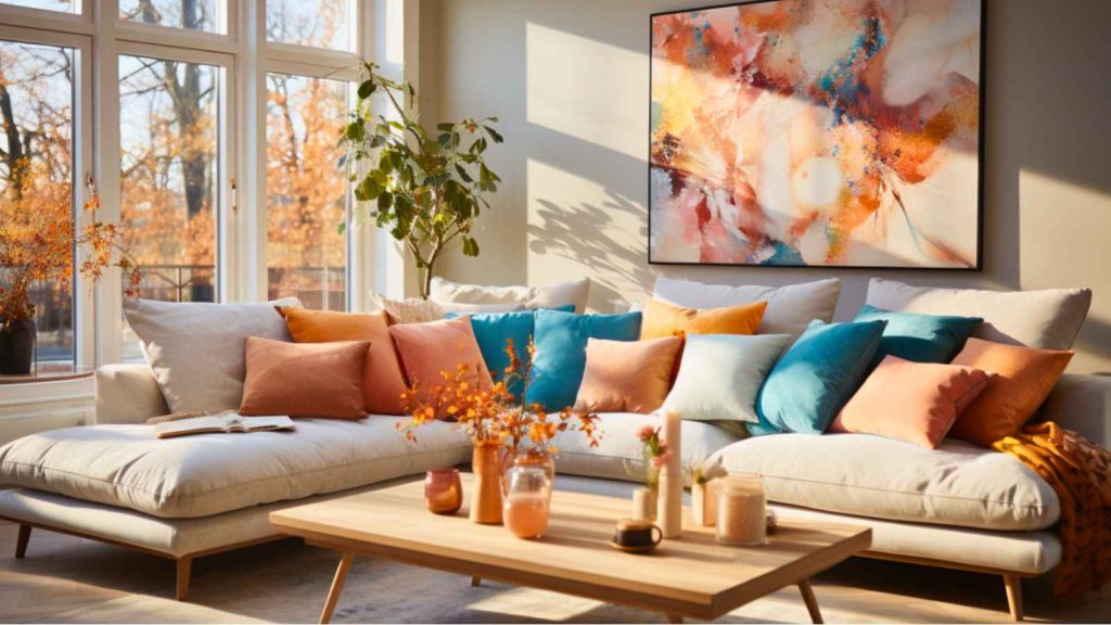 comment agencer les coussins sur le canape