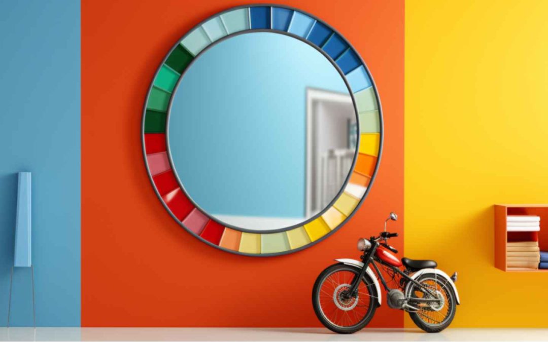 comment décorer un miroir sans cadre