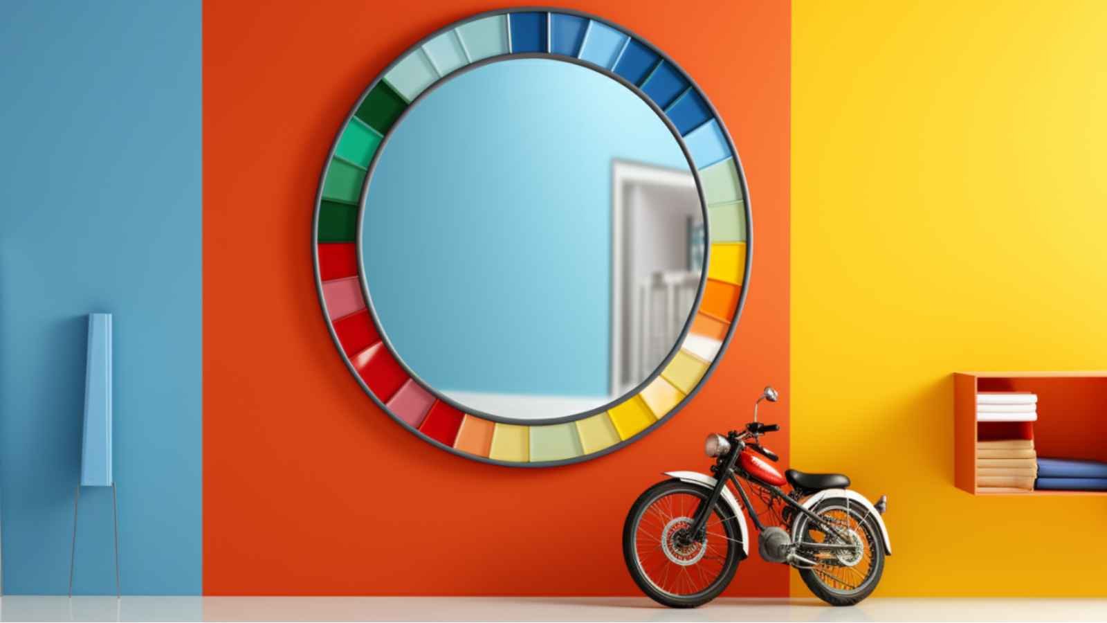 comment décorer un miroir sans cadre