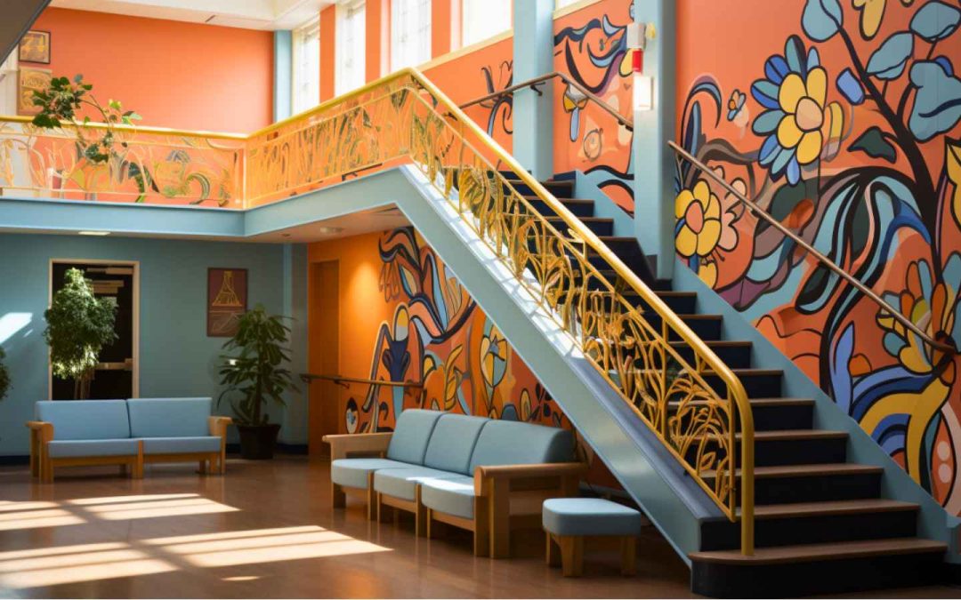 comment décorer une cage d'escalier