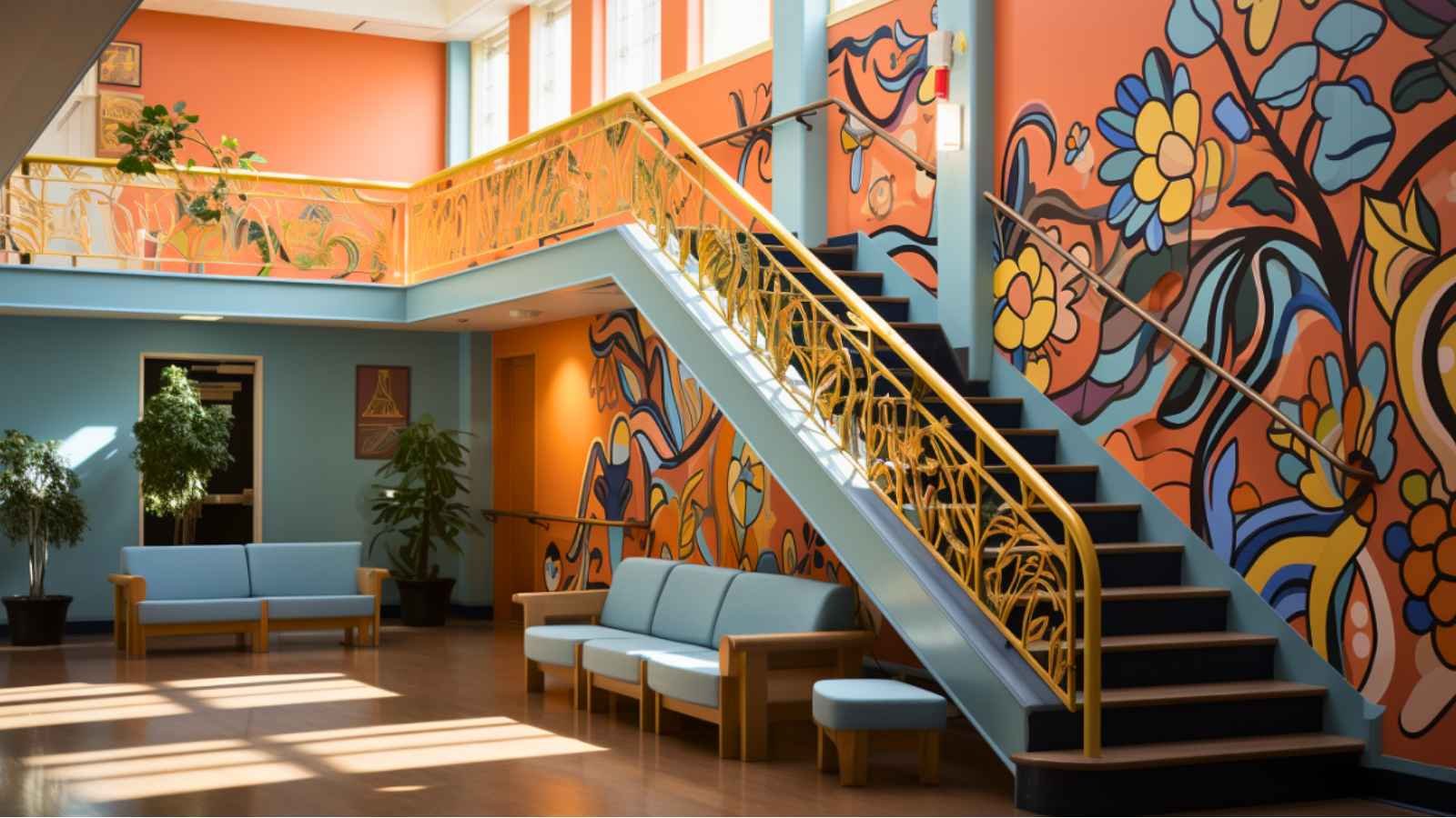 comment décorer une cage d'escalier