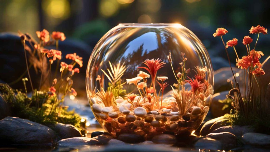 decorer un vase transparent