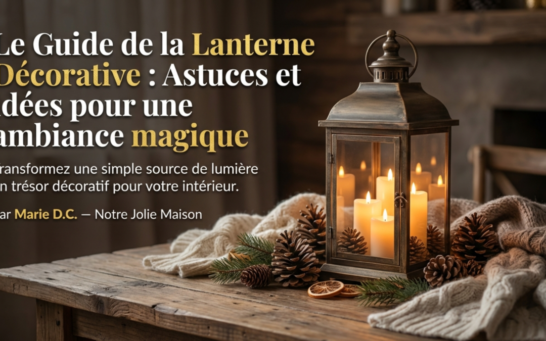 comment décorer l’intérieur d’une lanterne astuces et idées pour une ambiance magique