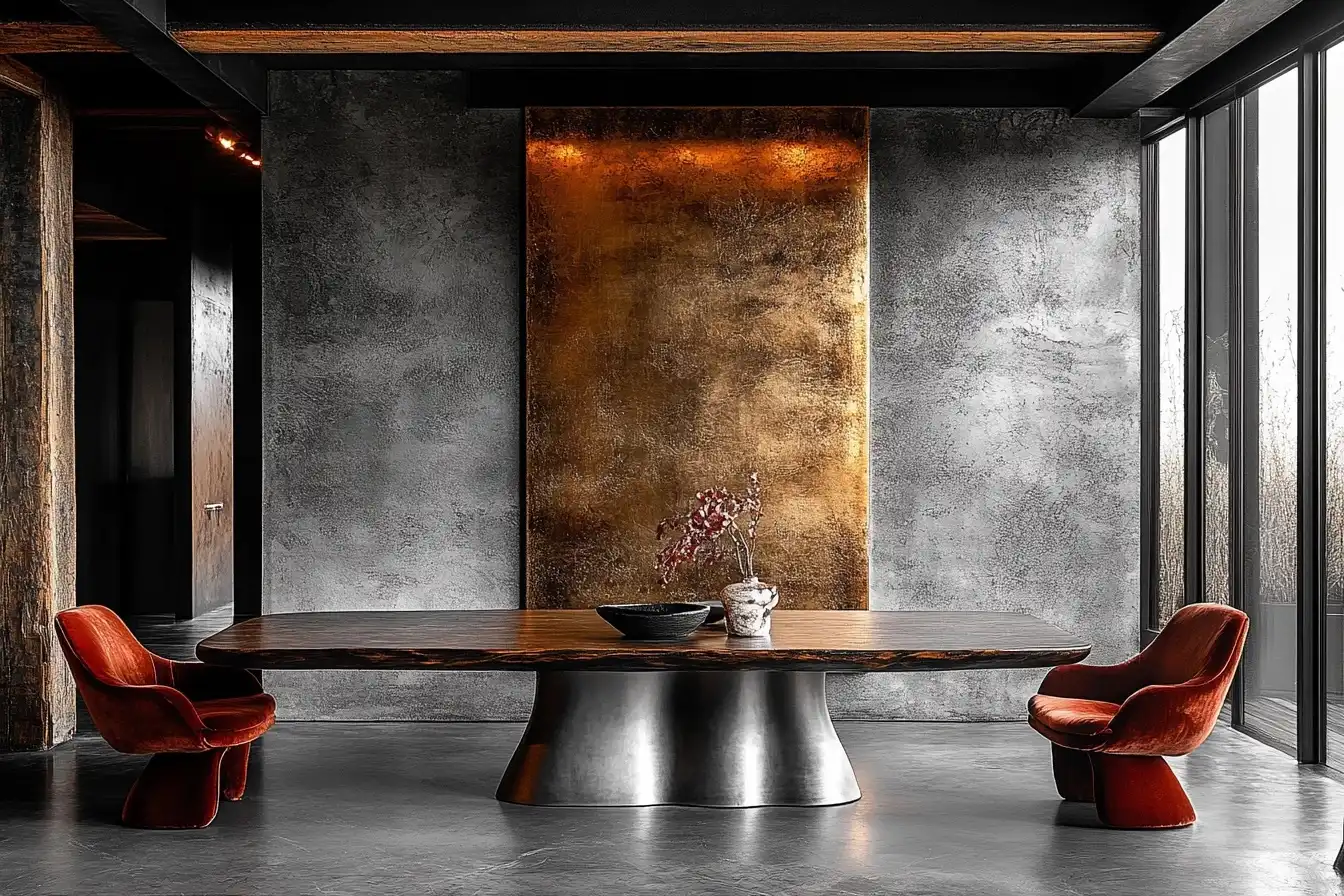 une salle à manger raffinée