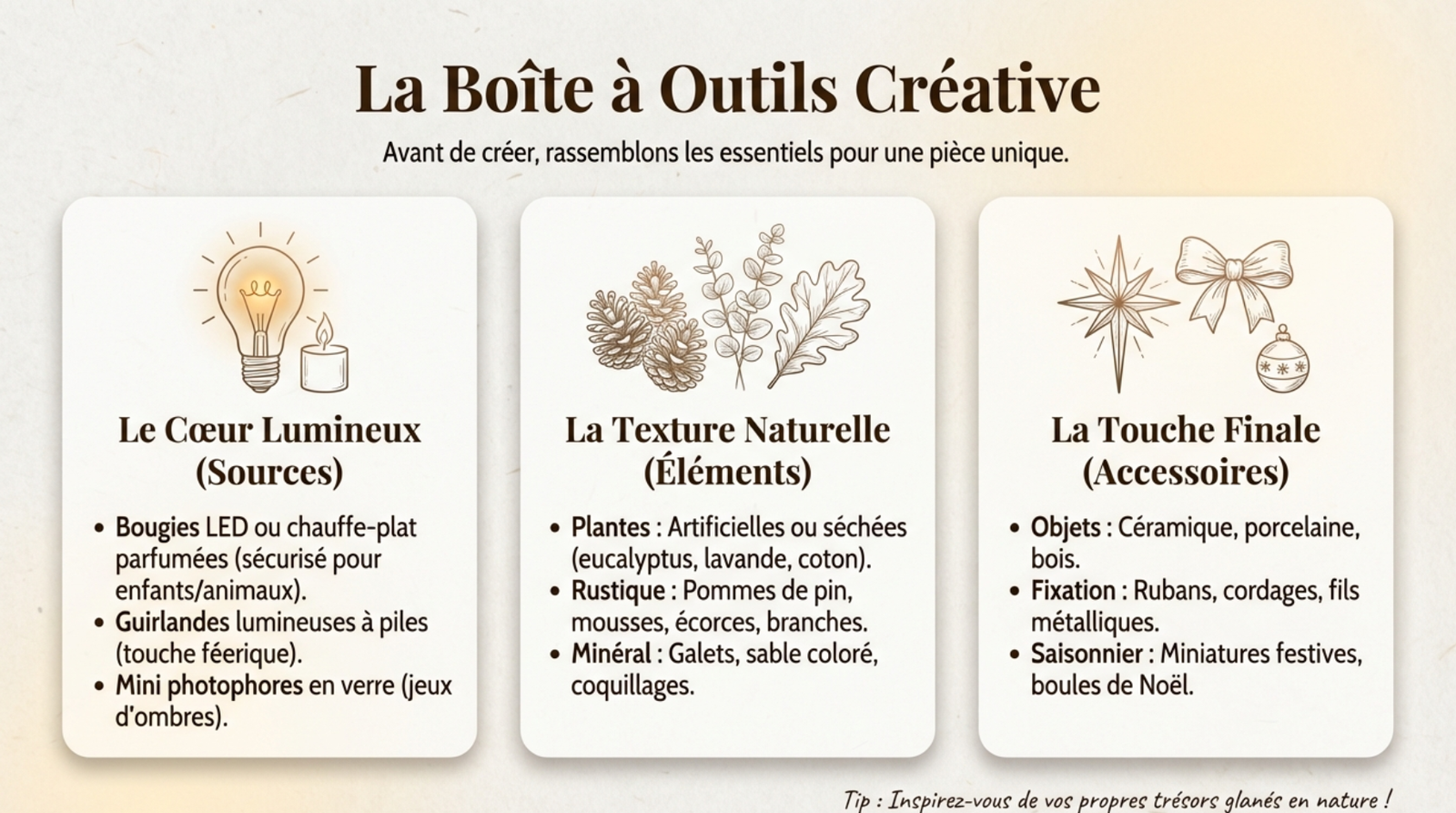 boîte à outils créative
