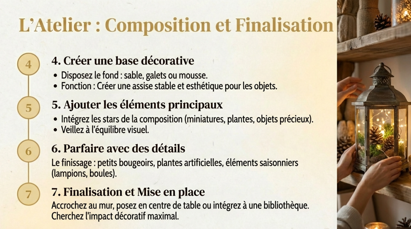 composition et finalisation
