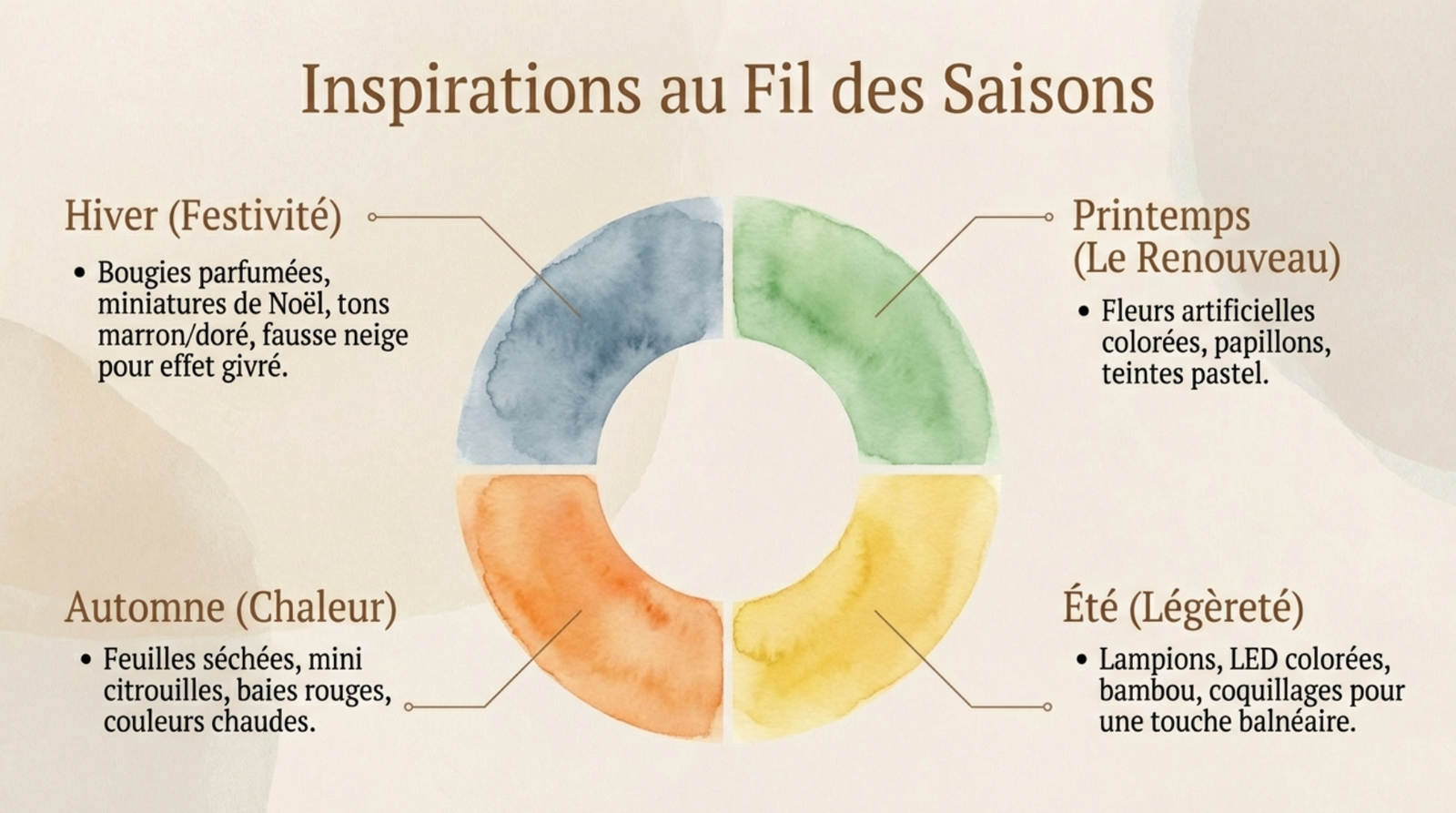 inspiration au fil des saisons