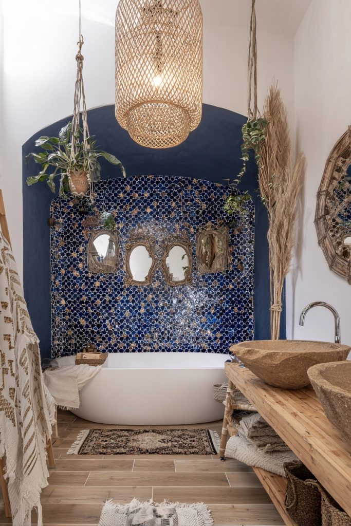 le zellige l'artisanat marocain et ses Éclats de lumière au cœur de la tendance salle de bain