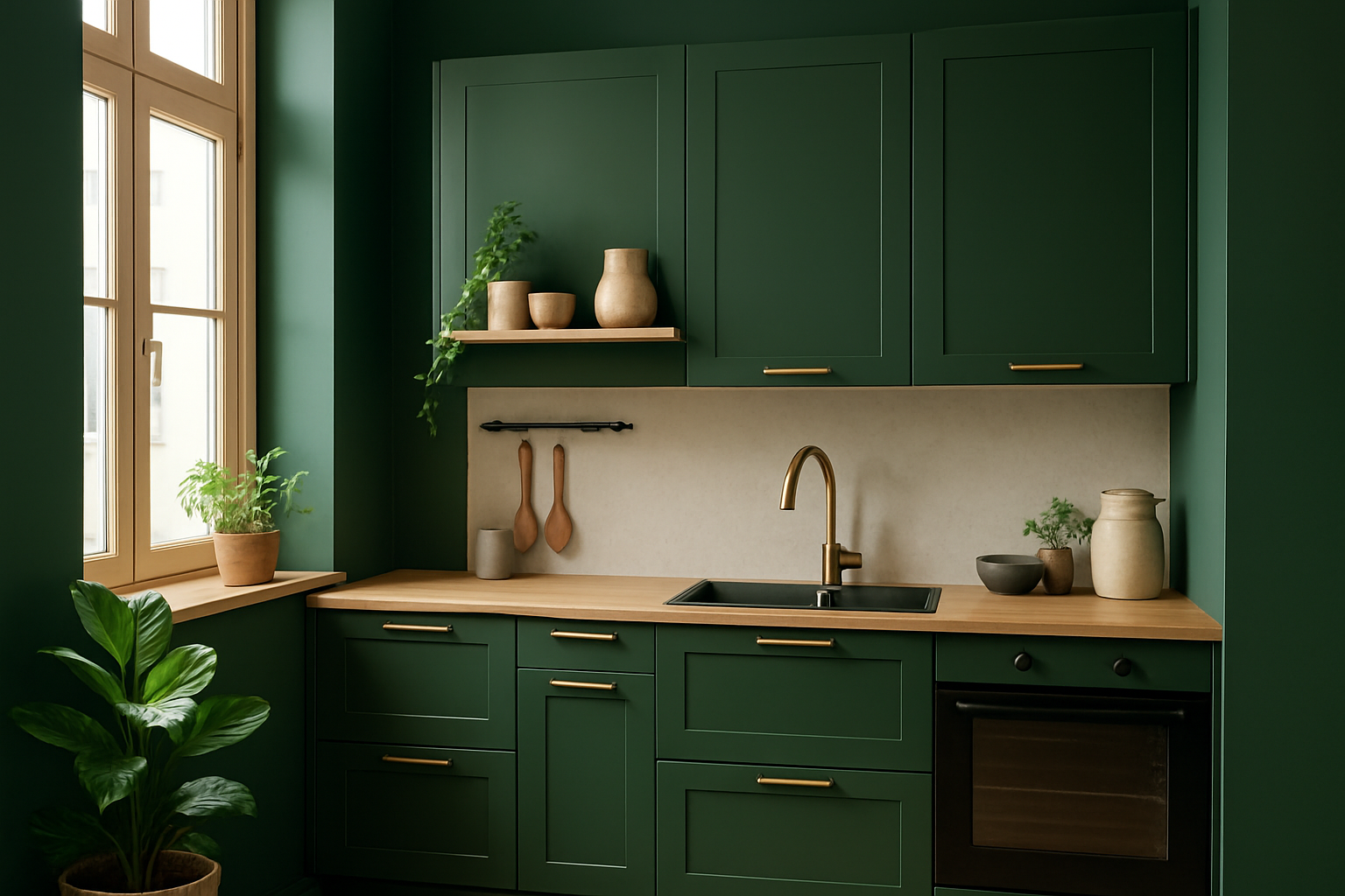 découvrez comment adopter une cuisine vert foncé avec nos conseils pratiques. intégrez cette teinte élégante et apaisante dans votre intérieur pour une ambiance chaleureuse et moderne. personnalisez votre espace tout en jouant sur les accessoires, les matériaux et l'éclairage.