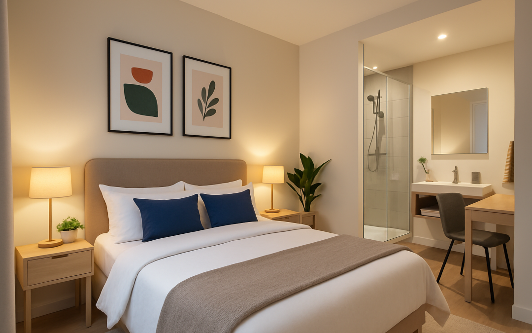 Aménager une chambre avec salle de bain : 5 conseils pratiques pour optimiser votre espace