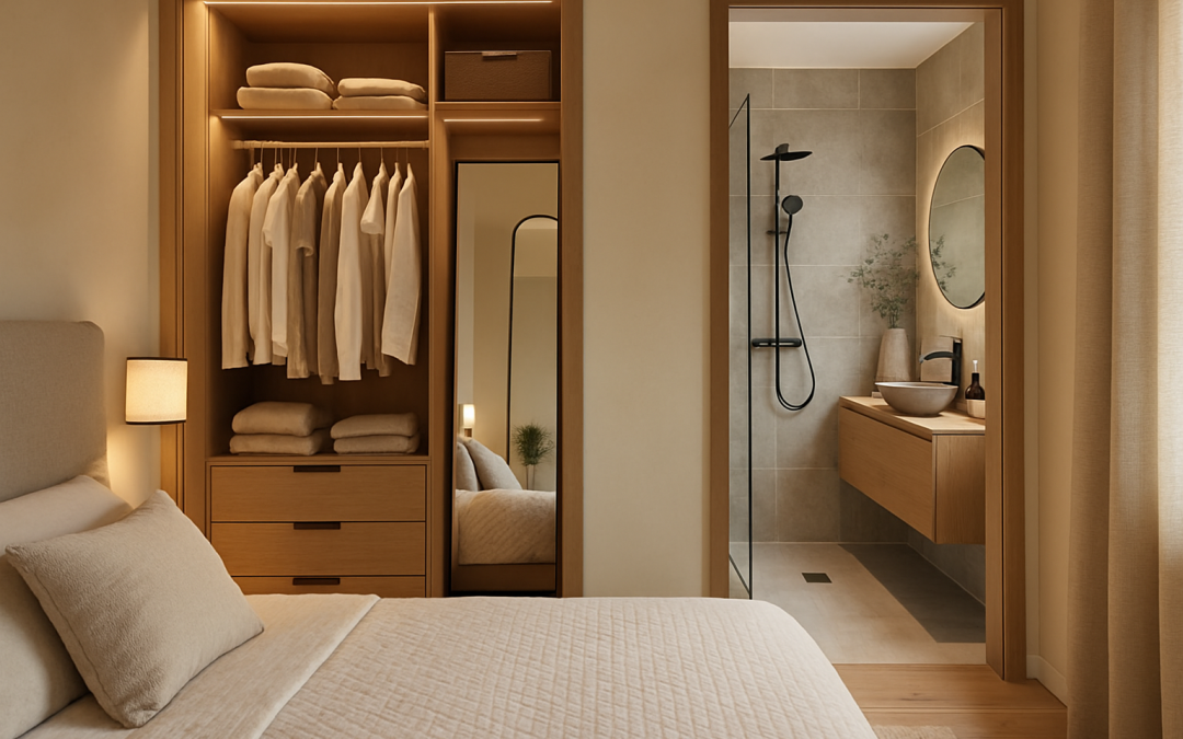 Astuces pour créer une suite parentale incluant un dressing et une salle d’eau