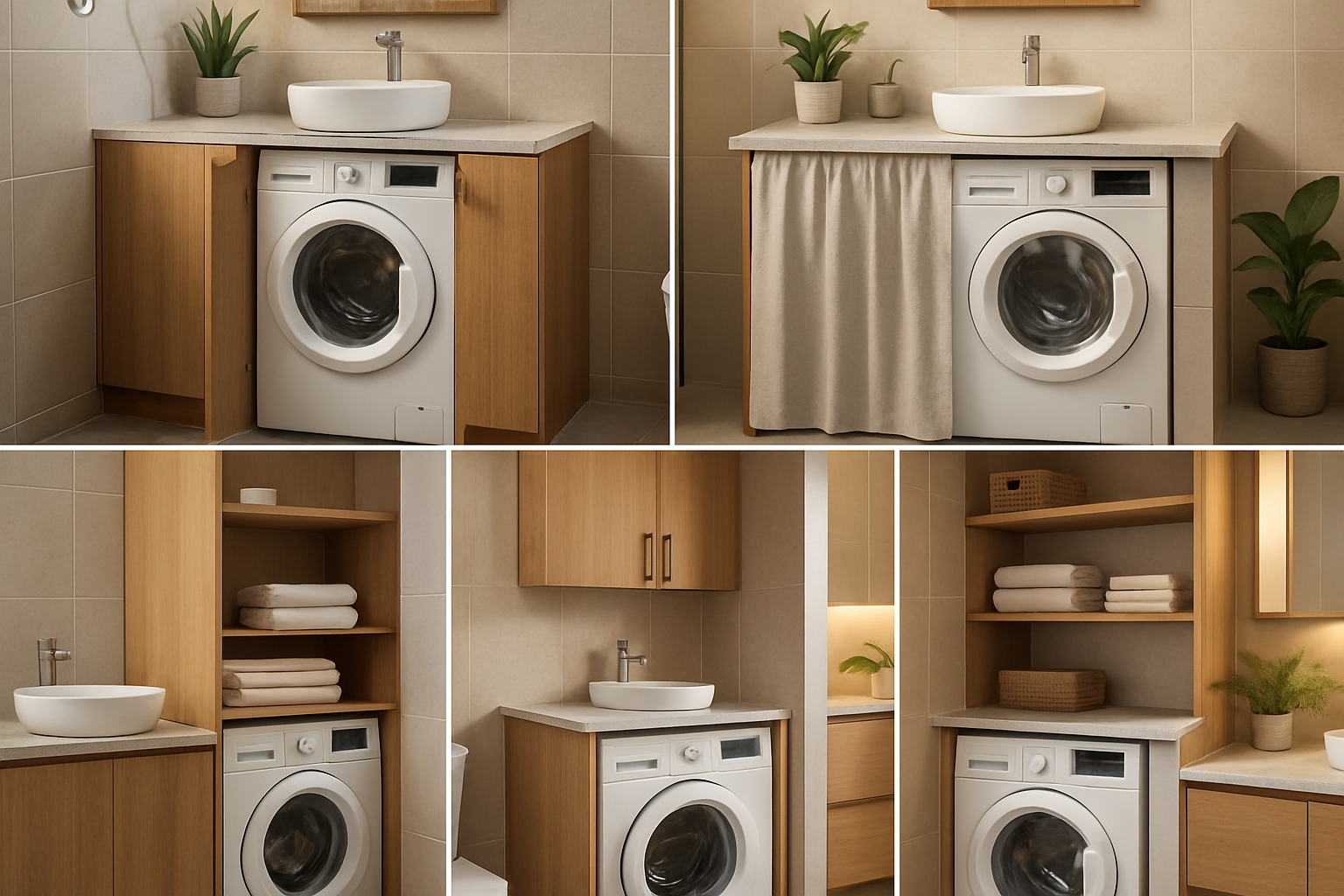 découvrez cinq astuces pratiques et créatives pour intégrer harmoniosamente votre machine à laver dans la salle de bain tout en la dissimulant efficacement. transformez cet espace souvent négligé en un lieu à la fois fonctionnel et esthétique grâce à nos conseils d'aménagement.