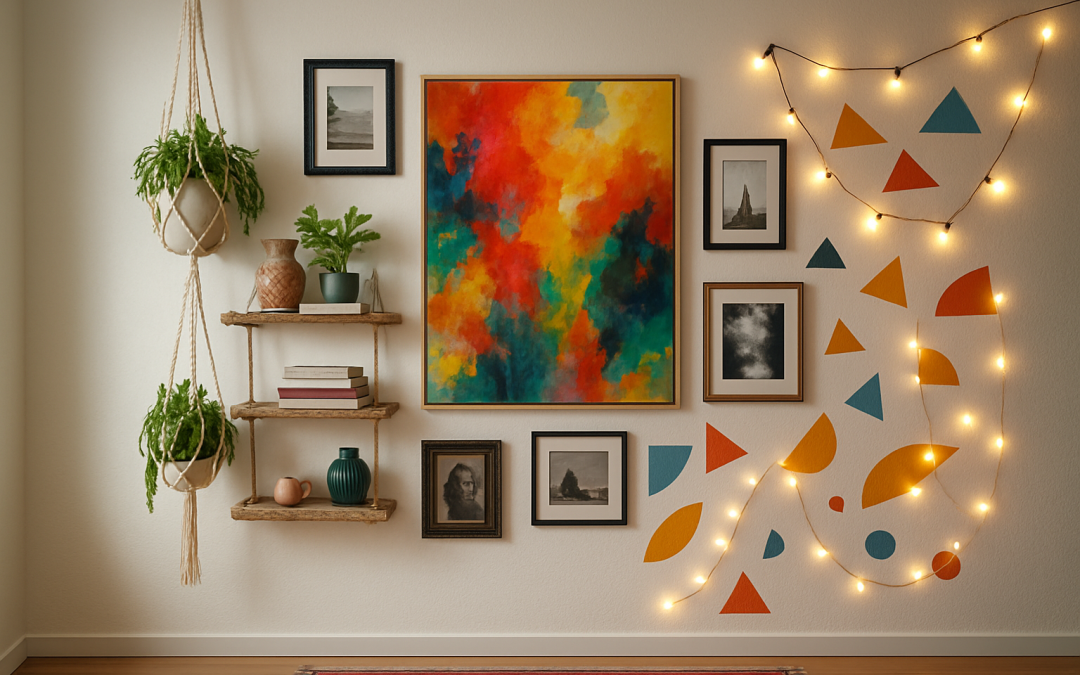 Comment embellir un mur blanc avec créativité : 8 astuces inspirantes