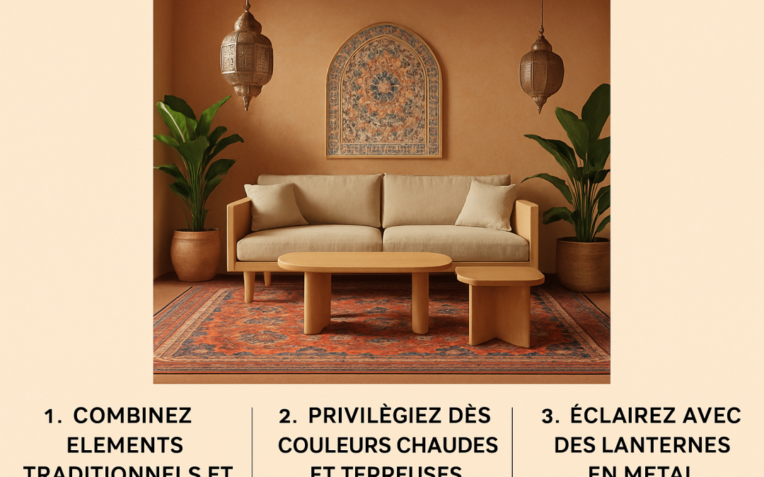 Créez une atmosphère marocaine contemporaine : 4 conseils pratiques