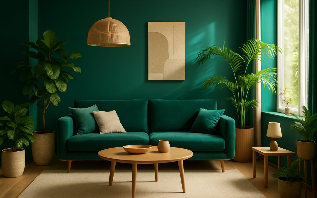 Explorez six atmosphères pour plonger dans la couleur tendance du salon en 2025