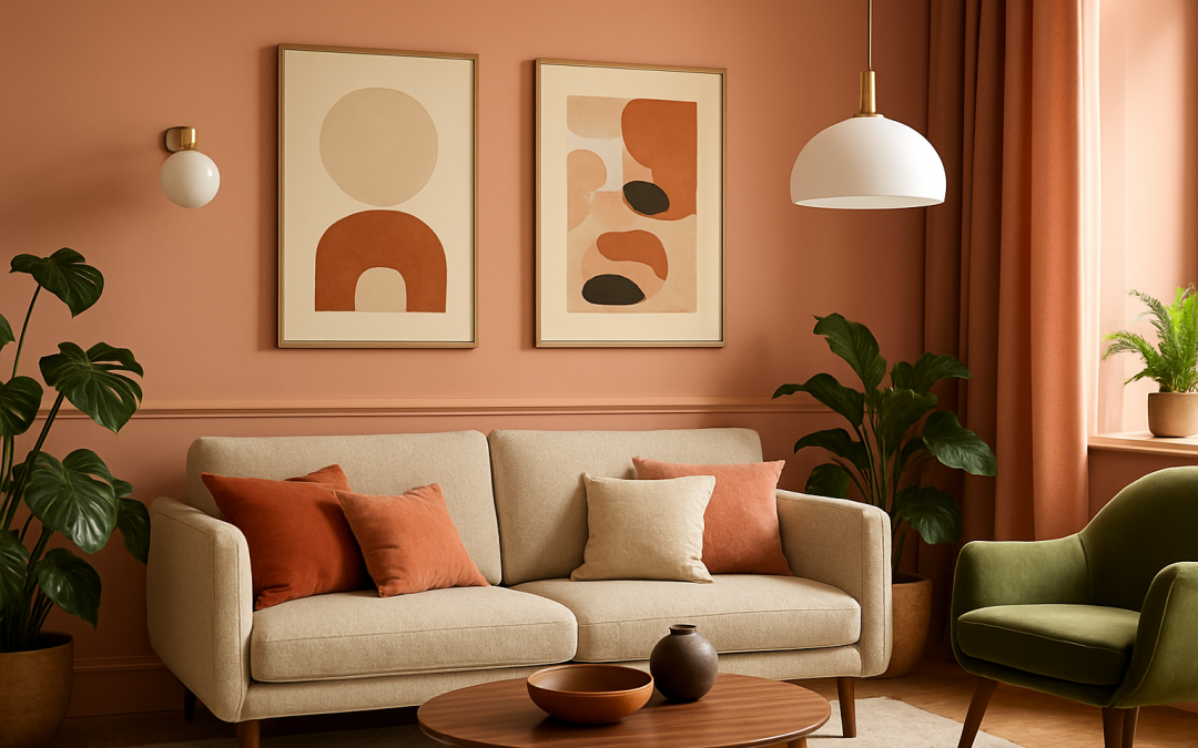 Le rose saumon en décoration : une teinte à intégrer dans votre intérieur