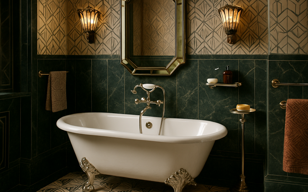 Les incontournables de la décoration de salle de bains dans le style Art déco