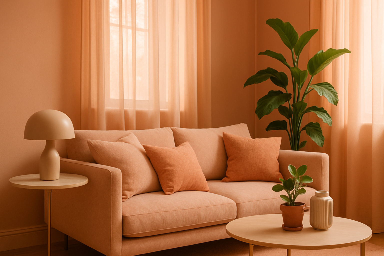 découvrez comment la teinte pêche, aussi douce que du velours, s'intègre harmonieusement dans votre décoration. le 'peach fuzz' apporte une touche de chaleur et de modernité à tous les espaces, des salons aux chambres. laissez-vous inspirer par des idées astucieuses pour adopter cette couleur tendance dans votre intérieur.