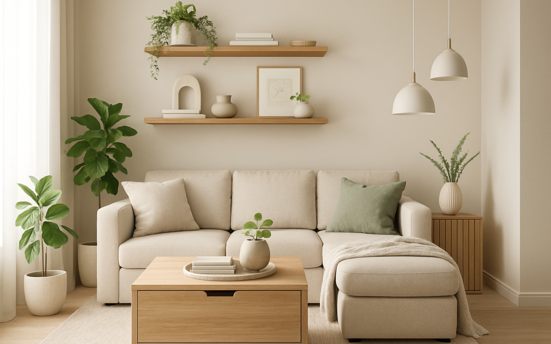 Quatre conseils pratiques pour optimiser l’espace d’un petit salon carré