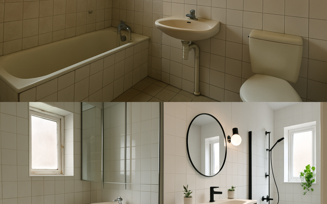 découvrez des transformations incroyables avec nos 5 projets de salles de bain avant et après, réalisés par nos experts en décoration. inspirez-vous et imaginez la salle de bain de vos rêves grâce à nos conseils et idées innovantes.
