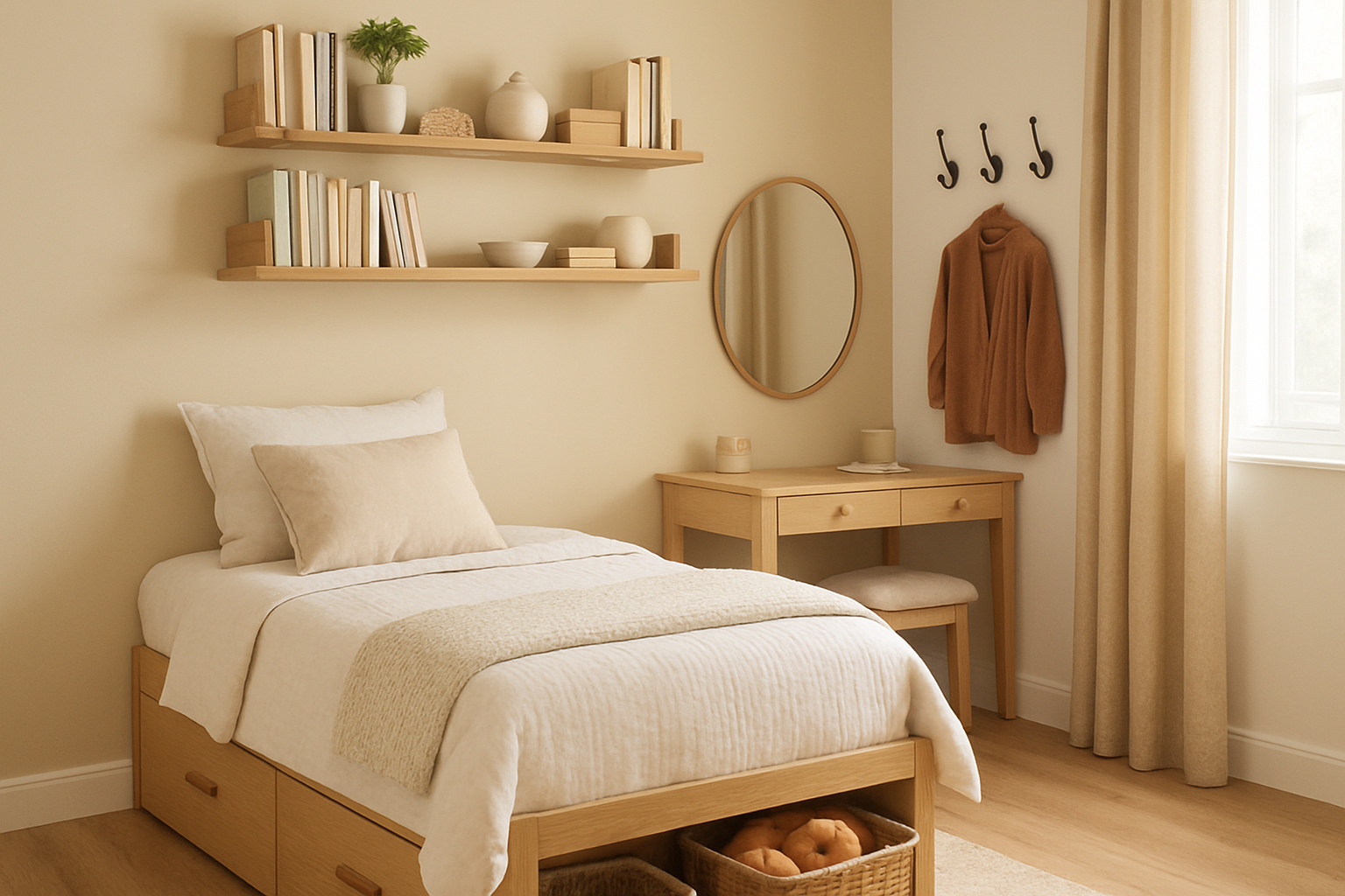 découvrez cinq astuces malignes pour optimiser le rangement dans une petite chambre. transformez votre espace en un lieu fonctionnel et agréable grâce à nos conseils pratiques et ingénieux.