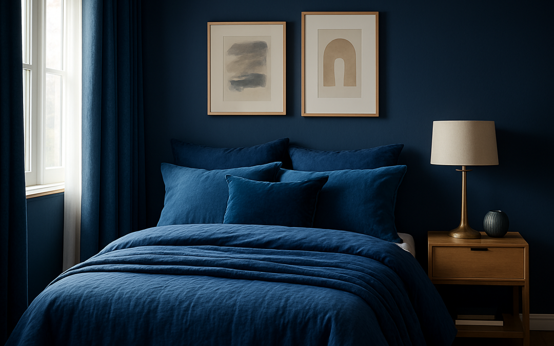 comment sélectionner la teinte idéale de bleu nuit pour embellir votre chambre