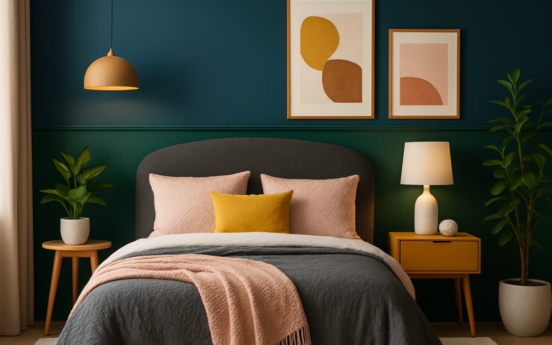 les six couleurs incontournables pour une chambre tendance en 2025