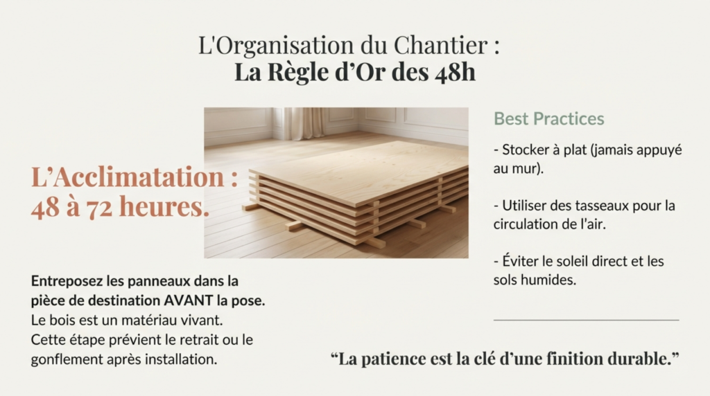 organisation du chantier