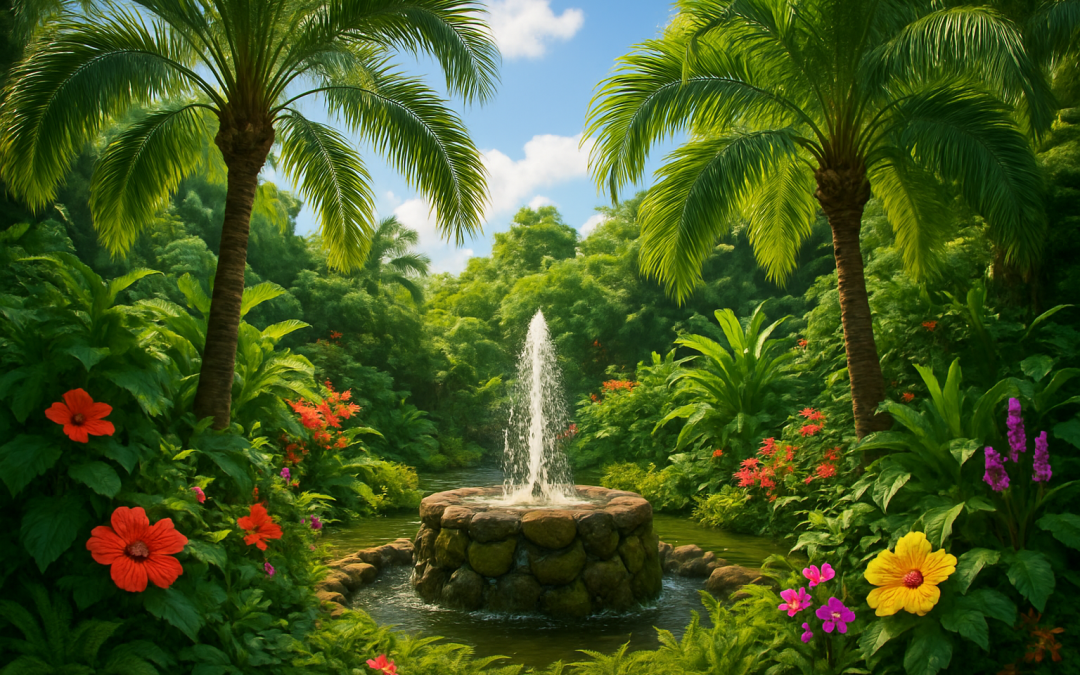 Créez un oasis exotique dans votre jardin pour un espace de tranquillité et de greenery