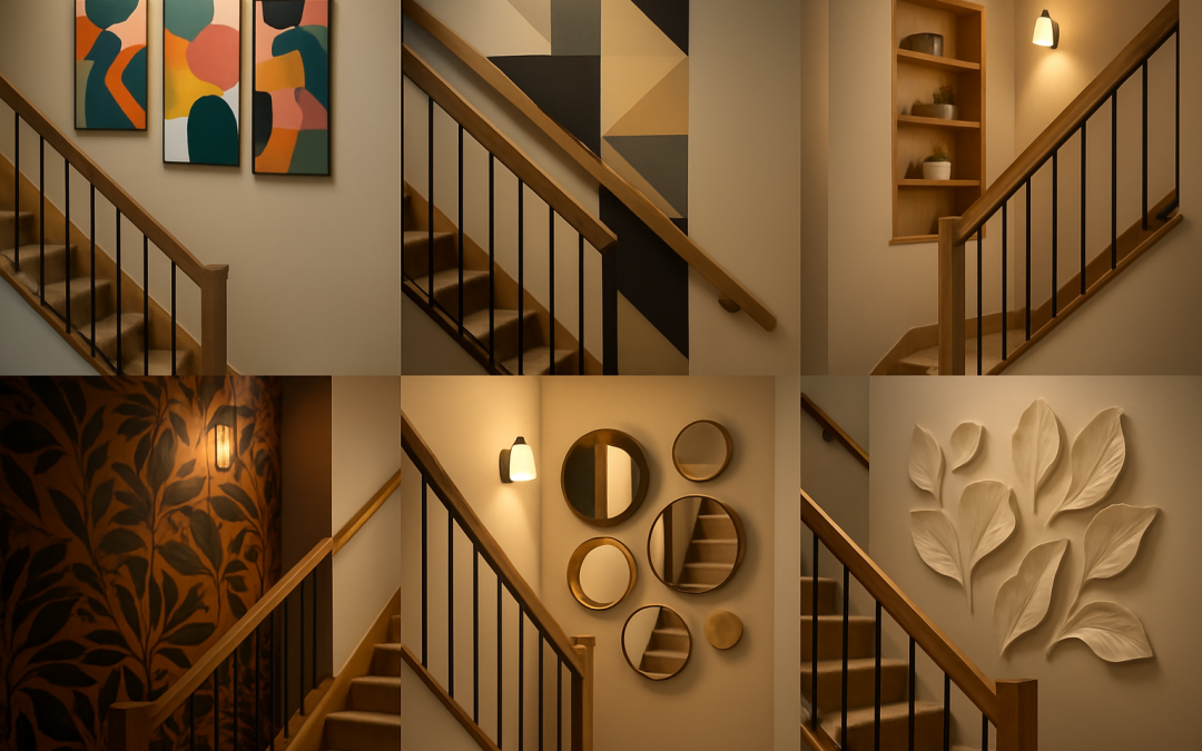Décoration originale pour les murs d’escalier : 6 inspirations de nos experts en design