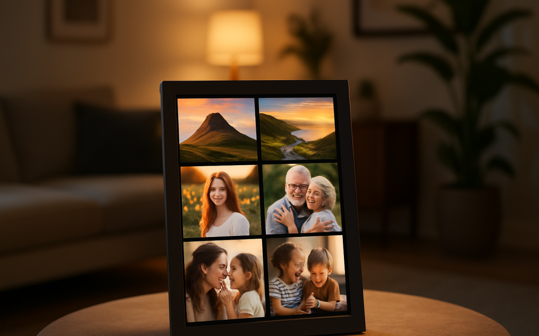 Découvrez les cadres numériques : une innovation pour mettre en valeur vos souvenirs photographiques.