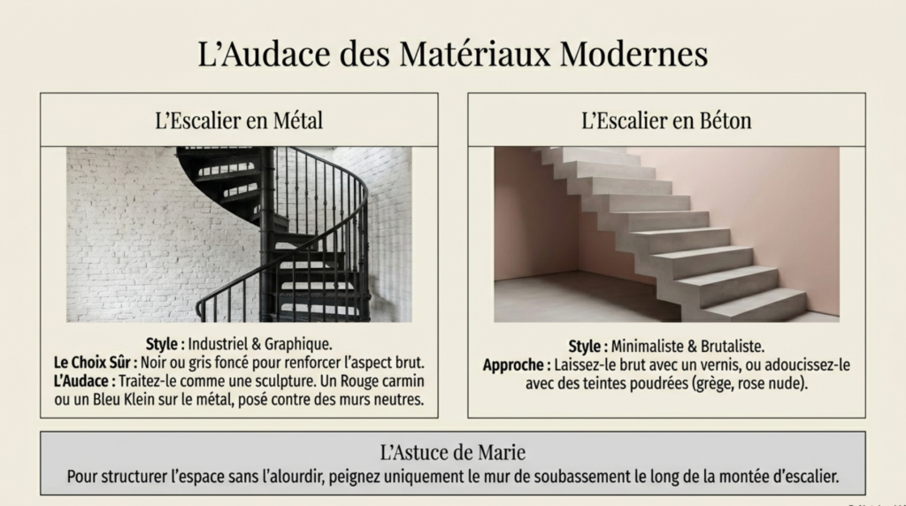 l'audace des matériaux modernes