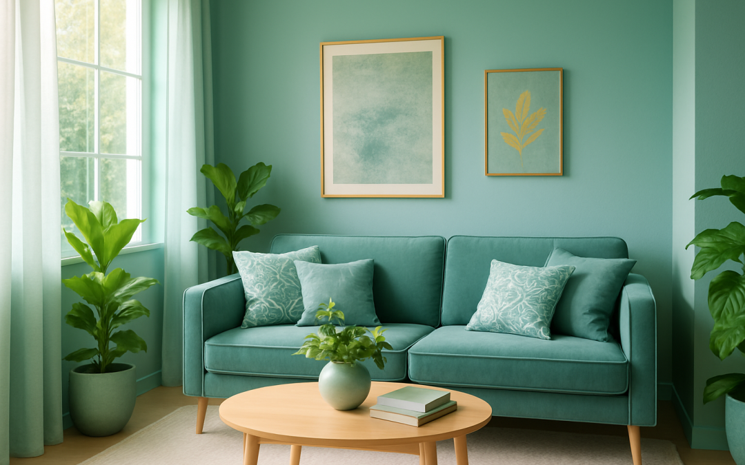 le vert d’eau : la couleur tendance qui sublime votre décoration en 2024