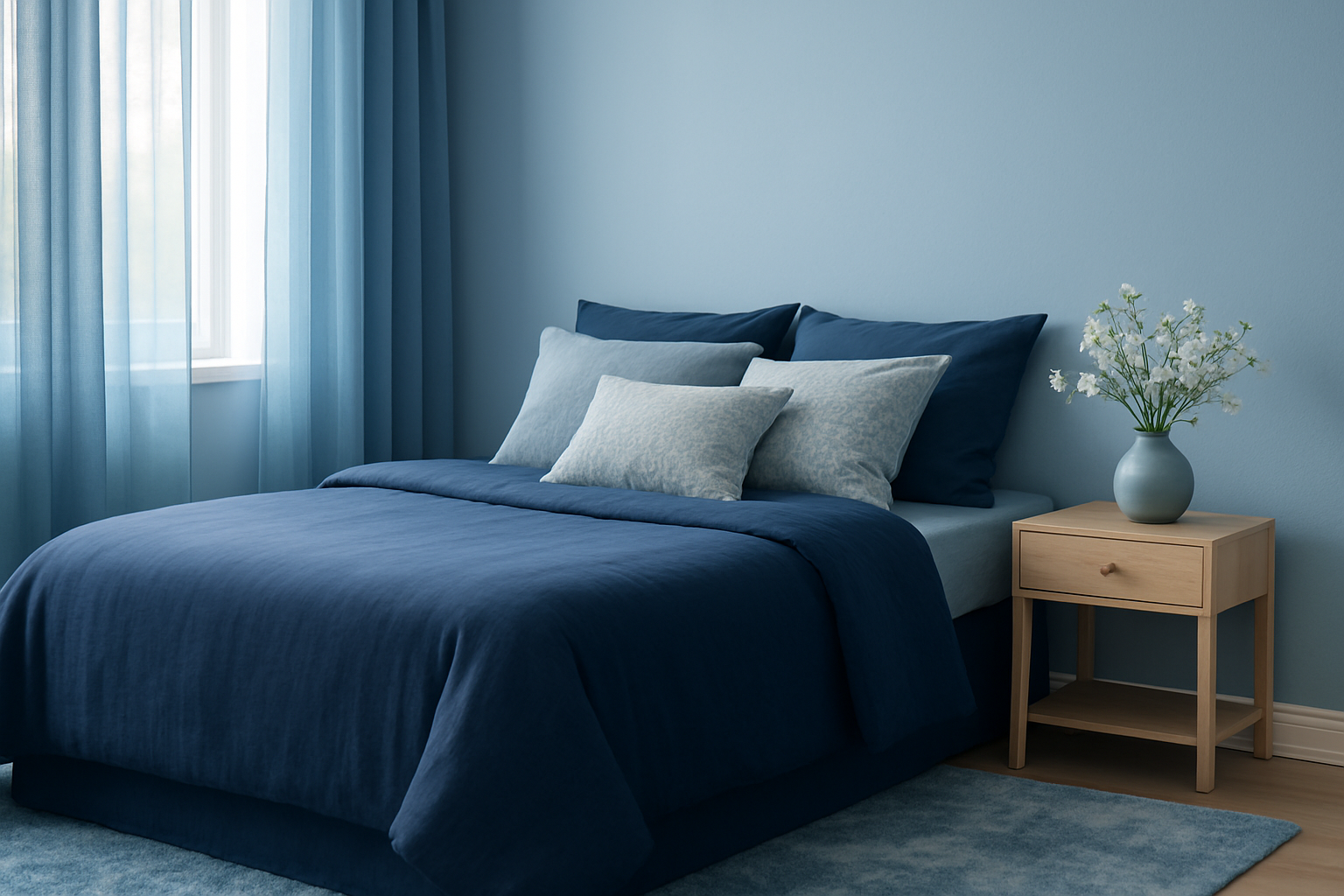 découvrez les bienfaits du bleu pour votre chambre : une couleur apaisante et harmonieuse qui favorise la sérénité et le repos. apprenez comment intégrer cette teinte relaxante dans votre décoration pour créer un espace dynamique et équilibré.