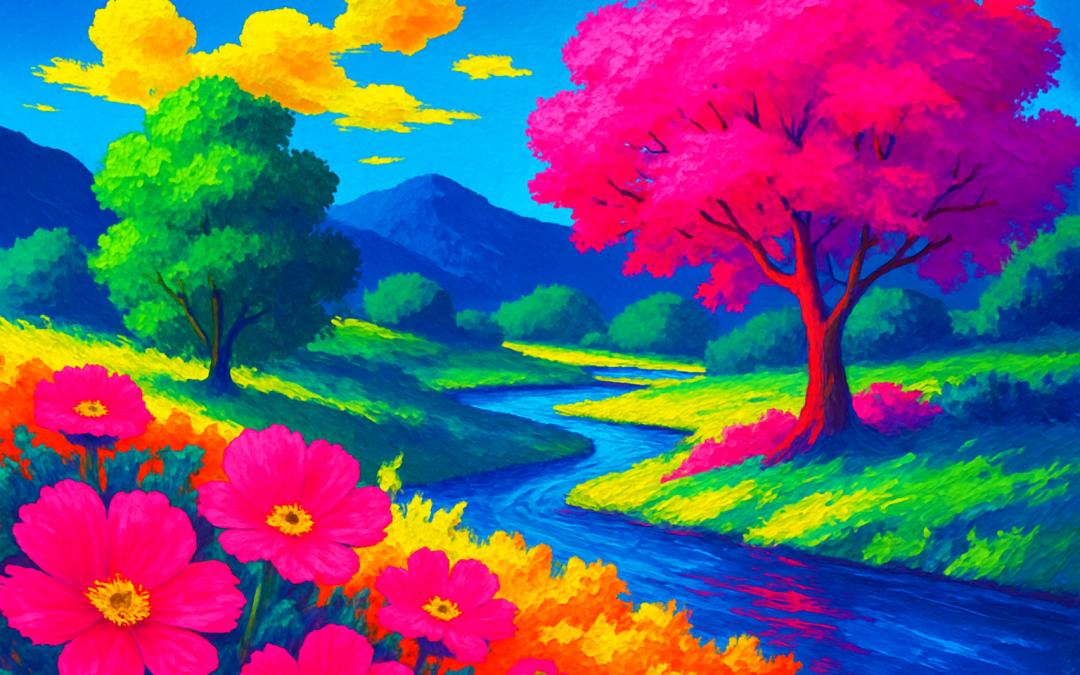 les couleurs pop : une touche d’accentuation colorée