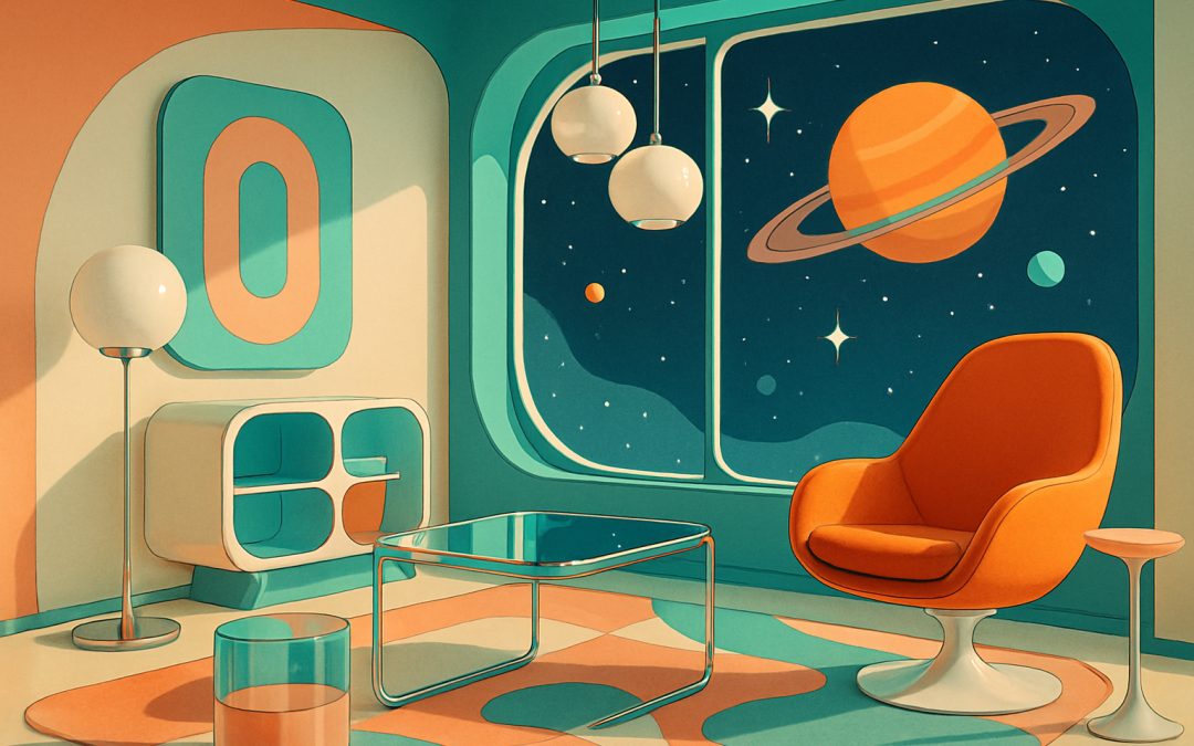Le retour du design Space Age : une touche rétro-futuriste qui s’affirme