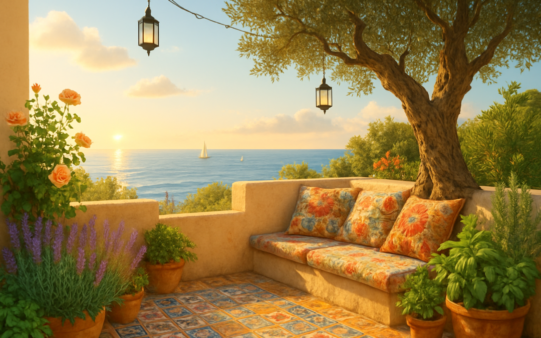 créer une terrasse méditerranéenne qui célèbre la nature