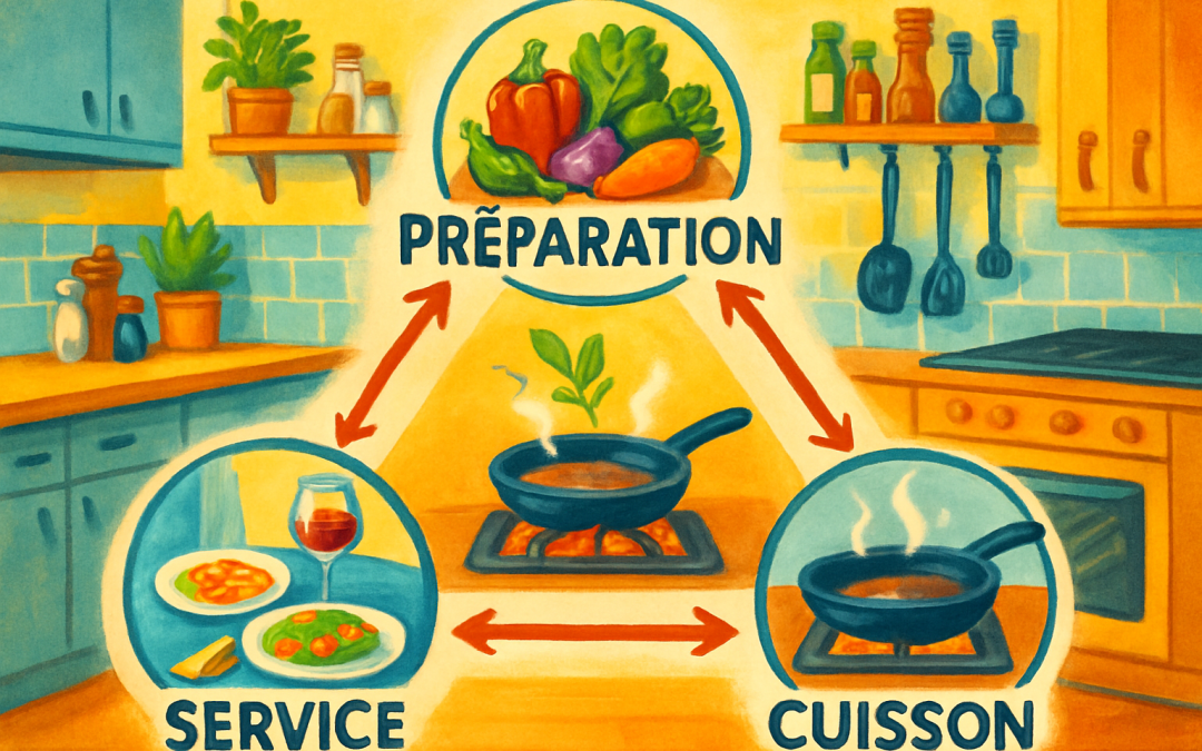 explorons le concept essentiel du triangle d’activité en cuisine