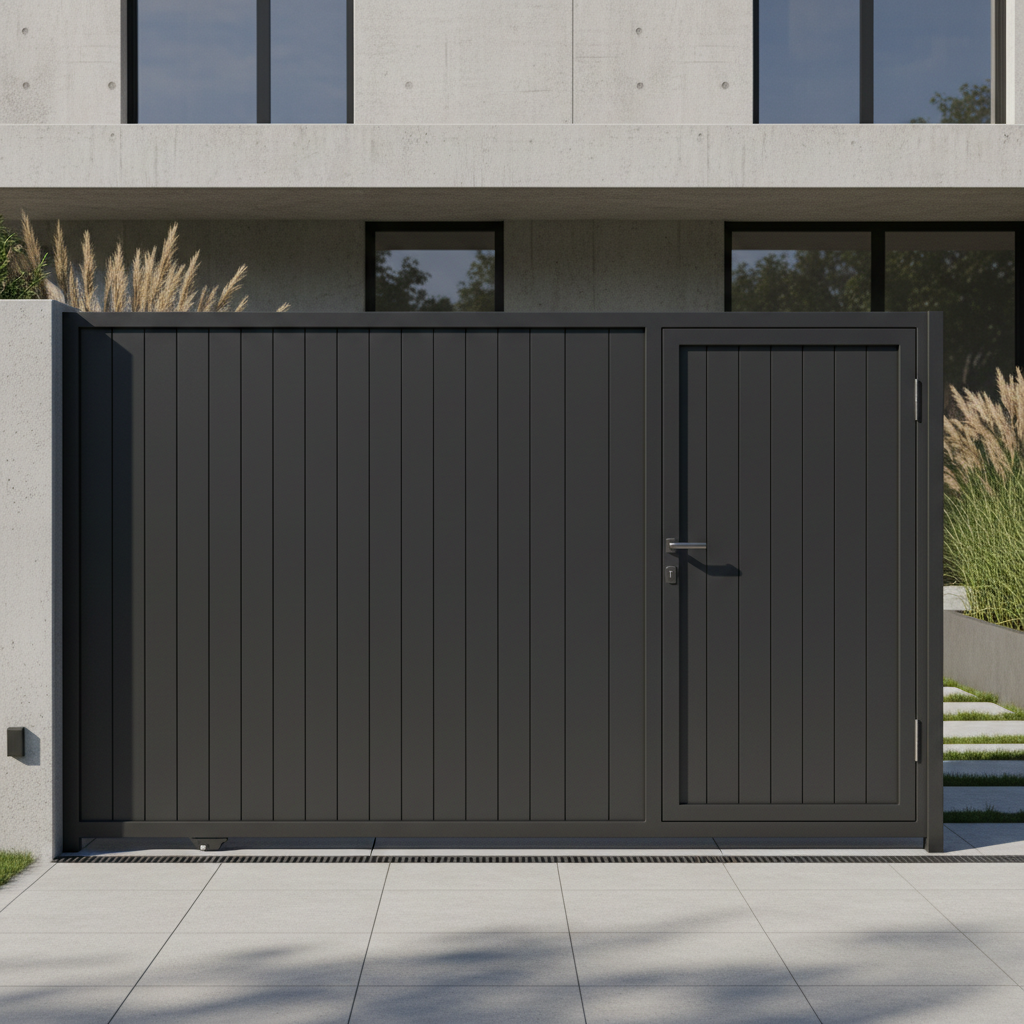 découvrez comment choisir un portail coulissant avec portillon intégré pour maximiser l’espace et renforcer la sécurité de votre propriété.