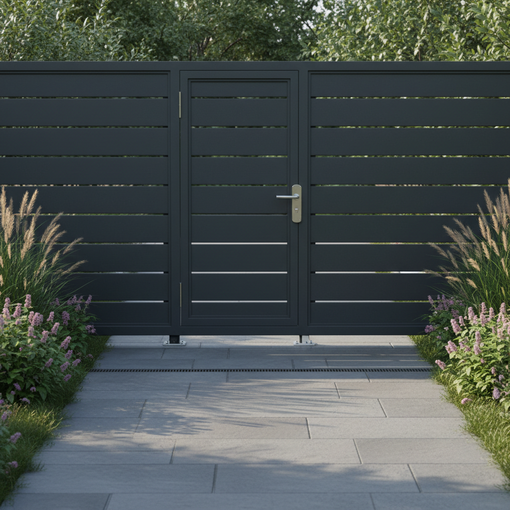 découvrez comment choisir un portail coulissant avec portillon intégré pour maximiser l'espace et renforcer la sécurité de votre propriété.