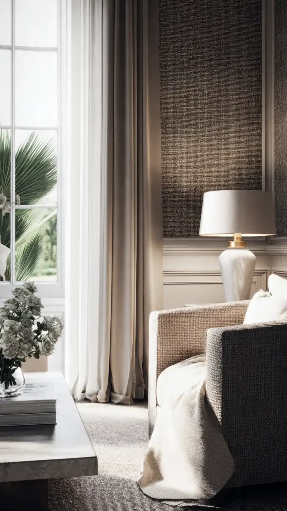 les tendances 2025 du tissu mural