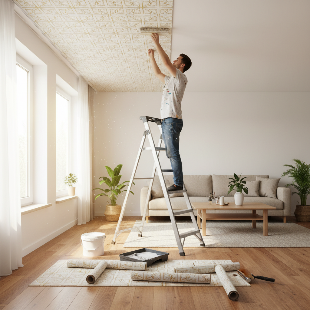 découvrez nos conseils pratiques pour choisir et poser facilement du papier peint pour plafond, et transformez votre intérieur avec style et simplicité.