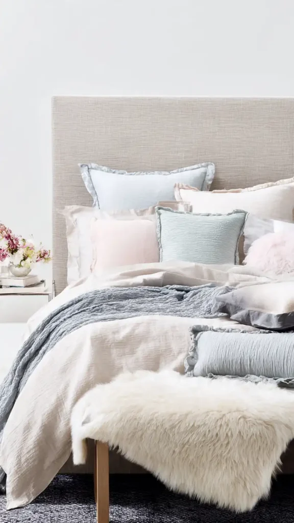 utilisation du tissu mural dans différentes pièces