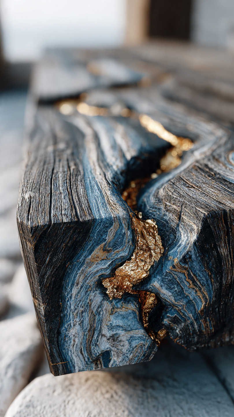 d tail sur les veines du bois r v l es