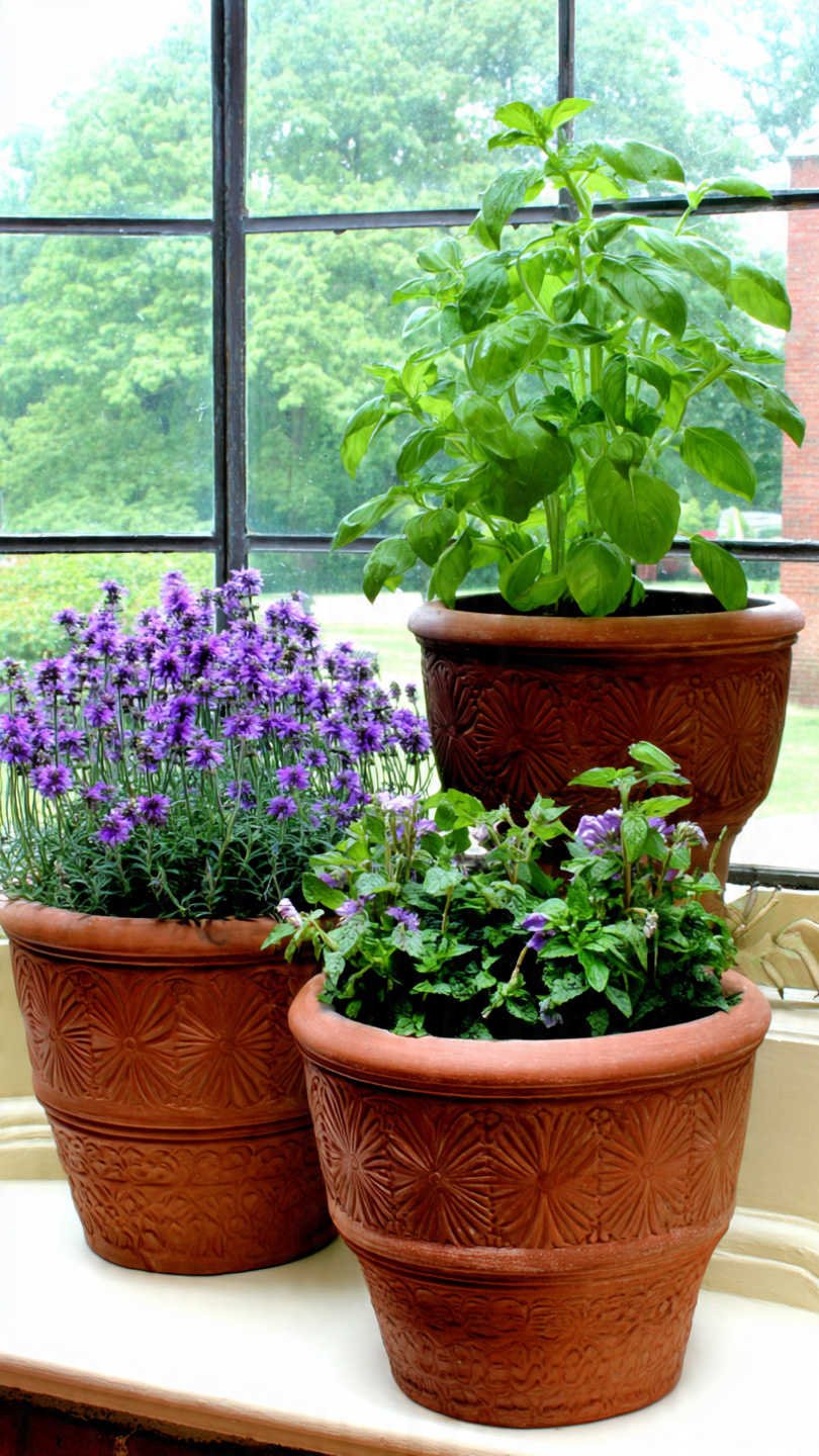 des plantes anti mouches comme le basilic la