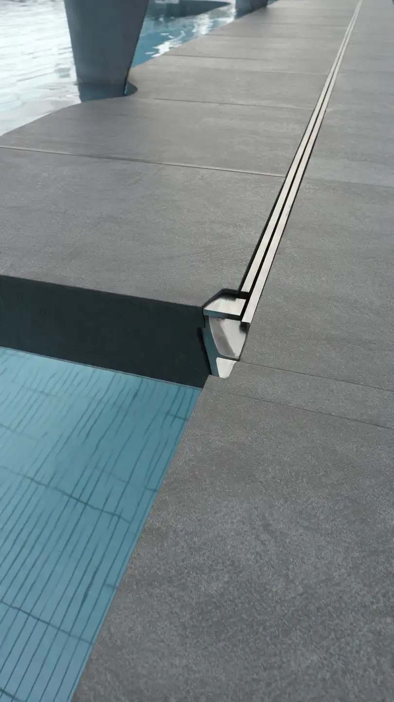 eye level shot of a modern floating terrace