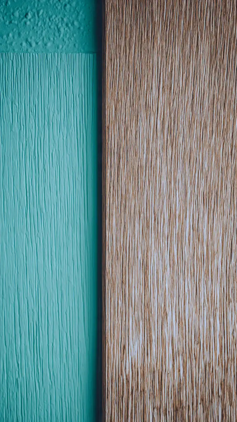 macro photography of painted wood texture split