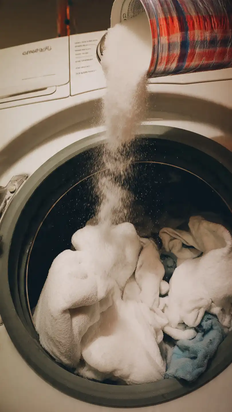 main versant sel d oseille dans un tambour