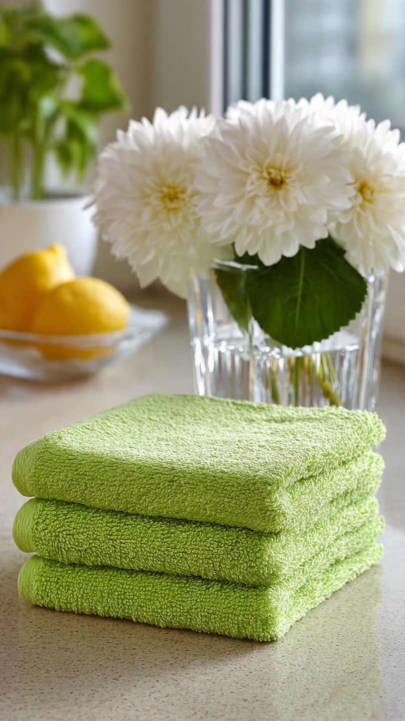 plan de travail de cuisine nettoy avec