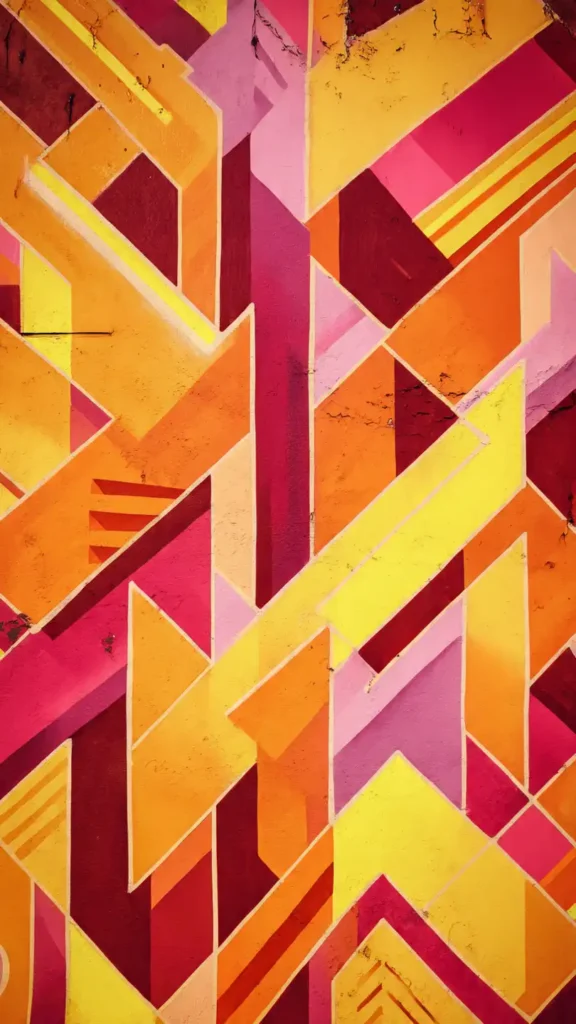 une toile murale psych d lique ann es 70 formes